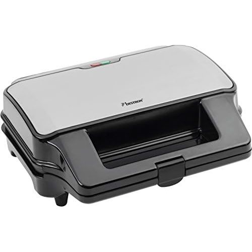  Besuchen Sie den Bestron-Store Bestron Antihaftbeschichteter 3-in-1 Sandwich-Kontaktgrill, 900 W, Schwarz