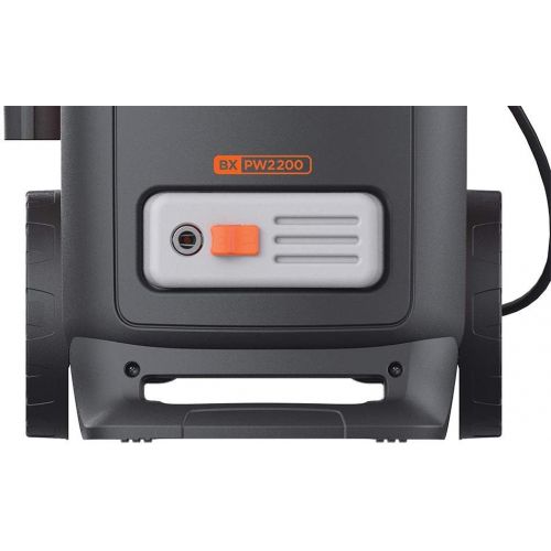  Besuchen Sie den Black+Decker-Store Black+Decker BXPW2200E Hochdruckreiniger, 2200 W, Orange/Schwarz