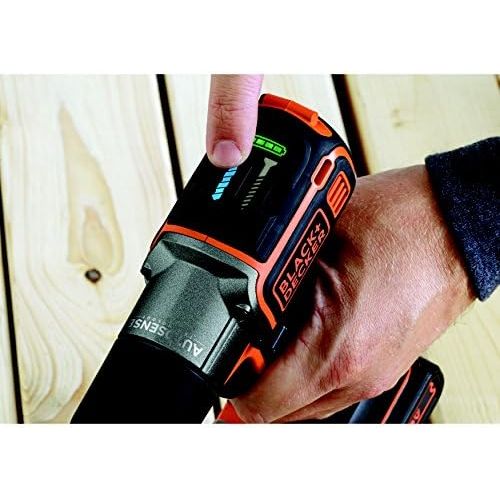  [아마존 핫딜]  [아마존핫딜]Black+Decker Autosense 1,5 Ah Li-Ion Akku-Bohrschrauber (18 V, automatische Drehmomentvorwahl, Akkustand-Anzeige, LED-Leuchte, Griffgummierung, mit zwei Akku, Ladegerat und Koffer)