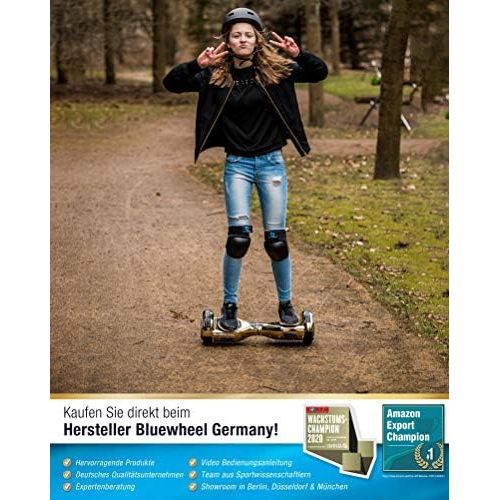  Besuchen Sie den Bluewheel Electromobility-Store 6.5 Premium Hoverboard Bluewheel HX310s - Deutsche Qualitats Marke - Kinder Sicherheitsmodus & App - Bluetooth Lautsprecher - Starker Dual Motor - LED - Elektro Skateboard Self Bal