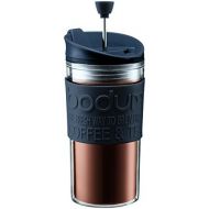 Besuchen Sie den Bodum-Store Bodum 11102-01S Travel Press Kaffeebereiter, Kunststoff, Schwarz/transparent, 8.9 cm
