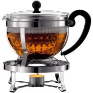 Besuchen Sie den Bodum-Store CHAMBORD SET: Teebereiter mit Plastikfilter, 1.3 l, mit Rechaud