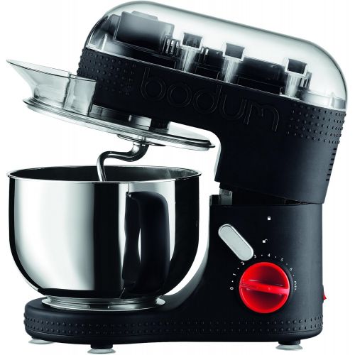  Besuchen Sie den Bodum-Store Bodum Bistro 11381/-01/-294/-565/-913 Elektrische Kuechenmaschine, 4.7 l, 4.7 liters, Schwarz