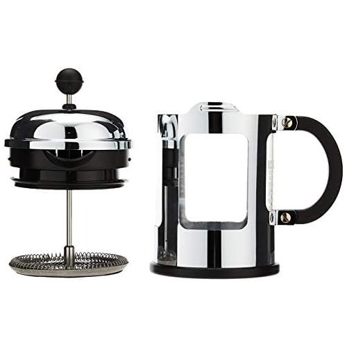  Besuchen Sie den Bodum-Store Bodum CHAMBORD Kaffeebereiter (French Press System, Auslaufschutz, Edelstahlrahmen, 0,5 liters) glanzend