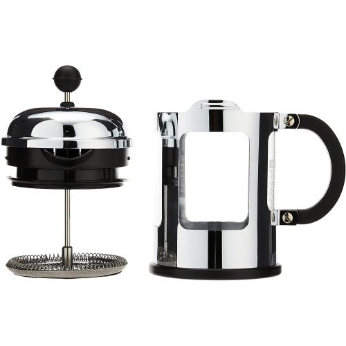  Besuchen Sie den Bodum-Store Bodum CHAMBORD Kaffeebereiter (French Press System, Auslaufschutz, Edelstahlrahmen, 0,5 liters) glanzend