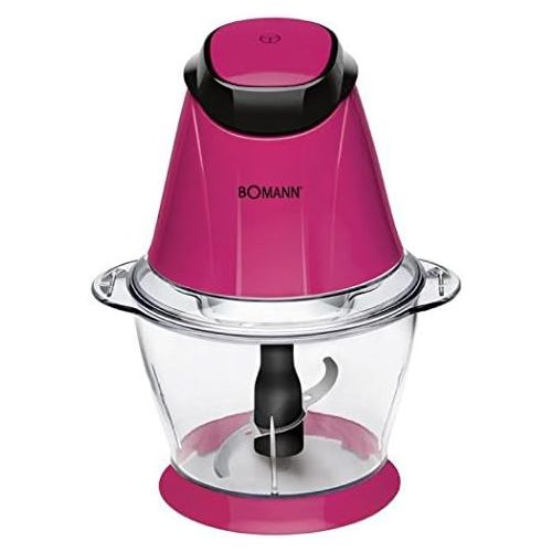  Besuchen Sie den Bomann-Store Bomann Haushaltsgerate 1L 250W Pink, Transparent Zerkleinerer Elektropicadoras Werkzeugset fuer Lebensmittel, 1l, pink, Transparent, Edelstahl, 250W, 220240&