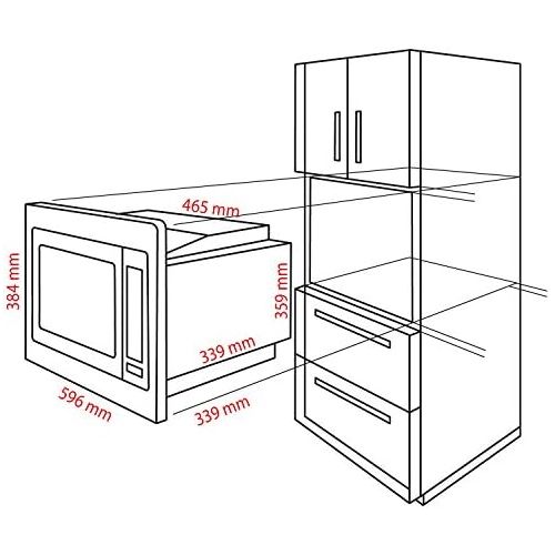  Besuchen Sie den Bomann-Store Bomann MWG 2215 EB Einbau-Mikrowelle mit Grill / 20 Liter / 5 Mikrowellen-Leistungsstufen / 1 Grillstufe / 2 Kombi-Leistungsstufen (Grill/Mikrowelle)