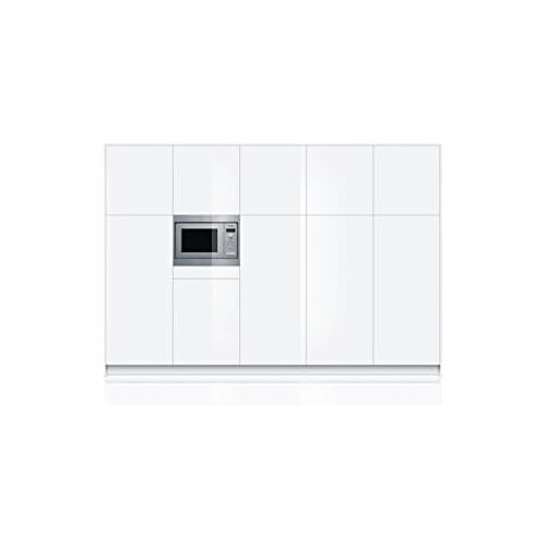  Besuchen Sie den Bosch Hausgerate-Store Bosch HMT75M551 Serie 2 Einbau-Mikrowelle / 800 W / 17 L / Drehteller 24,5 cm / Tueranschlag Links / Edelstahl / AutoPilot 7 / automatische Leistungsstufe nach Gewicht