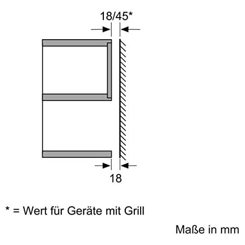  Besuchen Sie den Bosch Hausgerate-Store Bosch HMT75M551 Serie 2 Einbau-Mikrowelle / 800 W / 17 L / Drehteller 24,5 cm / Tueranschlag Links / Edelstahl / AutoPilot 7 / automatische Leistungsstufe nach Gewicht