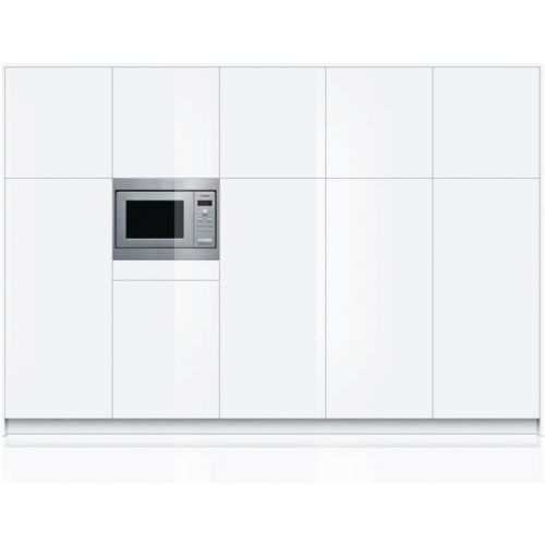  Besuchen Sie den Bosch Hausgerate-Store Bosch HMT75M551 Serie 2 Einbau-Mikrowelle / 800 W / 17 L / Drehteller 24,5 cm / Tueranschlag Links / Edelstahl / AutoPilot 7 / automatische Leistungsstufe nach Gewicht