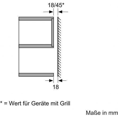  Besuchen Sie den Bosch Hausgerate-Store Bosch HMT75M551 Serie 2 Einbau-Mikrowelle / 800 W / 17 L / Drehteller 24,5 cm / Tueranschlag Links / Edelstahl / AutoPilot 7 / automatische Leistungsstufe nach Gewicht