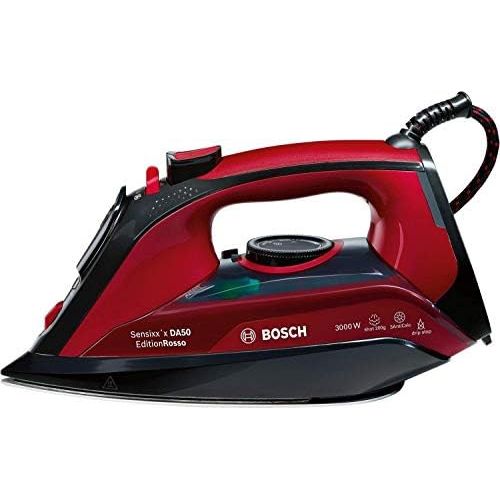  [아마존 핫딜]  [아마존핫딜]Bosch Dampfbuegeleisen TDA503001P,sparsame eco Dampfstufe, 200g Dampfstoss, 3fach-Entkalkung, 3.000 Watt, schwarz/rot