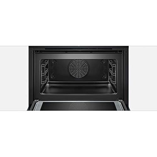  Bosch Hausgerate Bosch CMG633BB1 Serie 8 Einbau-Kompaktbackofen mit Mikrowellenfunktion / 45 L / Schwarz / ColorGlass / AutoPilot 14 / TFT-Display