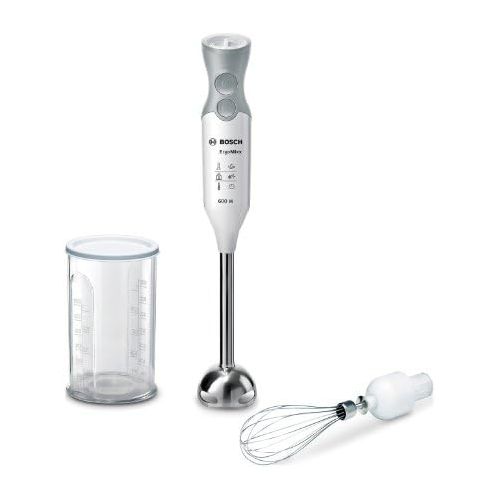  Besuchen Sie den Bosch-Store Bosch Ergo Mixx MSM66130 Stabmixer, Edelstahl, Silber, Weiss