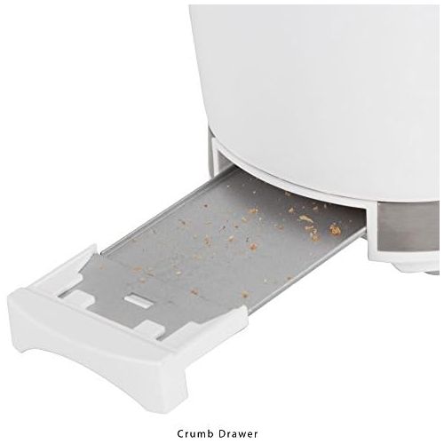  Besuchen Sie den Clatronic-Store Clatronic TA 3690 2-Scheiben-Toaster mit Broetchenaufsatz, Kruemelschublade, Auftaufunktion, Aufwarmfunktion, Schnellstoppfunktion, Weiss