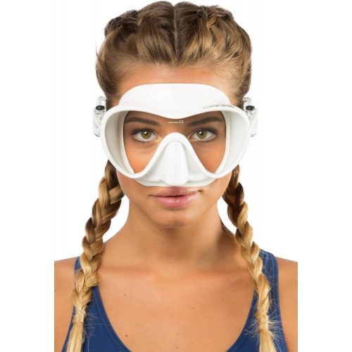 크레시 Besuchen Sie den Cressi-Store Cressi F1 Maske - Frahmenlose Maske zum Tauchen und Schnorcheln, Groesse L - S