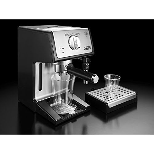  Besuchen Sie den De’Longhi-Store DeLonghi ECP 35.31 Espresso Siebtragermaschine | Siebtragerhalter mit Aluminium Finish | Professionelle Milchschaum Duese | Filtereinsatz fuer 1 oder 2 Tassen | Auch fuer Pads Geeigne