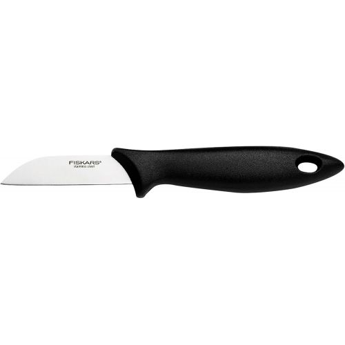  Besuchen Sie den Fiskars-Store Fiskars Essential Messerset 5-teilig Schalmesser Gemuesemesser Kuechenmesser Kochmesser Brotmesser