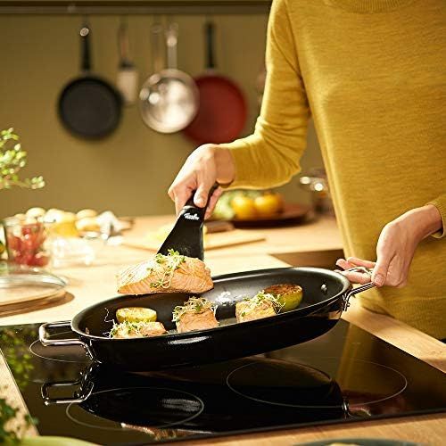  Besuchen Sie den Fissler-Store Fissler special fish / Fischpfanne, ovale Servierpfanne, antihaftversiegelt, mit Glas-Deckel, backofen-geeignet bis 230 Grad, alle Herdarten ausser Induktion - 36 x 24 cm, 3,3 L