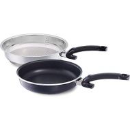 Besuchen Sie den Fissler-Store Fissler / Pfannen-Set, 2-teilig, Ø 28 cm (protect alux comfort plus-Aluminiumpfanne, antihaftend) und (crispy steelux comfort Edelstahl-Pfanne, unbeschichtet) - Induktions-geeignet