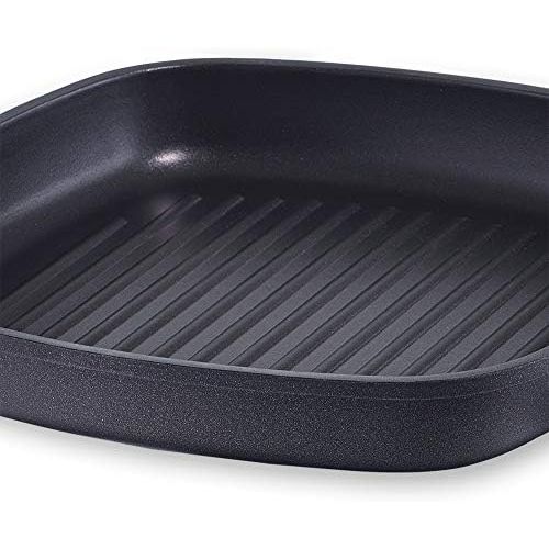  Fissler special grill / Grill-Pfanne (28 x 28 cm) beschichtete Bratpfanne, Aluminium-Steakpfanne, antihaftversiegelt  alle Herdarten ausser Induktion