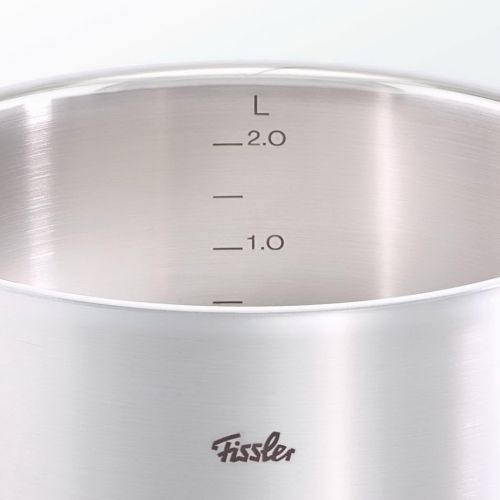  Fissler original-profi collection / Edelstahl-Topfset, 4-teilig, Kochtopf-Set, Toepfe mit Glas-Deckel, Induktion, alle Herdarten (2 Kochtoepfe, 1 Bratentopf, 1 Stielkasserolle-deckel