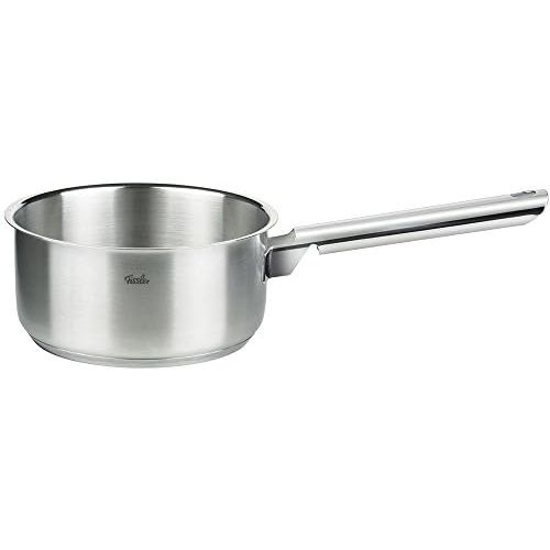  Fissler korfu / Edelstahl-Topfset, 5-teilig, Kochtopf-Set, Toepfe mit Glas-Deckel, Induktion, alle Herdarten (3 Kochtoepfe, 1 Bratentopf, 1 Stielkasserolle-deckellos)