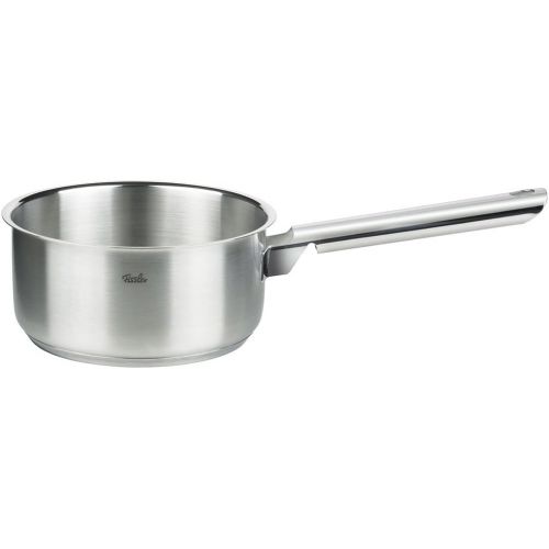  Fissler korfu / Edelstahl-Topfset, 5-teilig, Kochtopf-Set, Toepfe mit Glas-Deckel, Induktion, alle Herdarten (3 Kochtoepfe, 1 Bratentopf, 1 Stielkasserolle-deckellos)