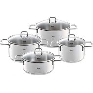 [아마존베스트]Fissler muenchen / Edelstahl-Topfset, 4-teilig, Kochtopf-Set, Toepfe mit Glas-Deckel, Induktion, alle Herdarten (3 Kochtoepfe, 1 Bratentopf)