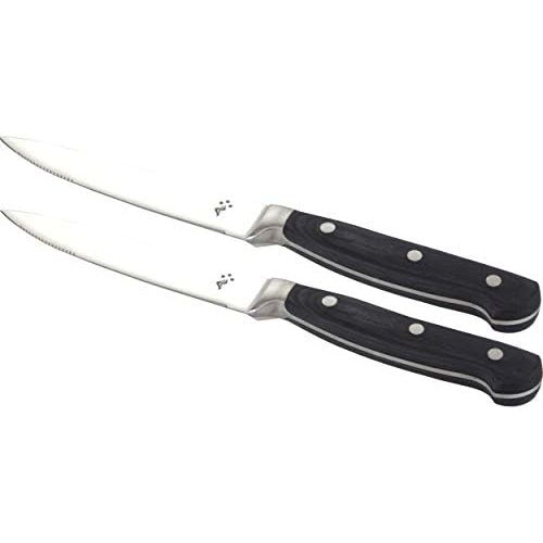  Besuchen Sie den Grillfuerst-Store Grillfuerst Steakmesser 2er Set in Geschenkverpackung -Steak Knives