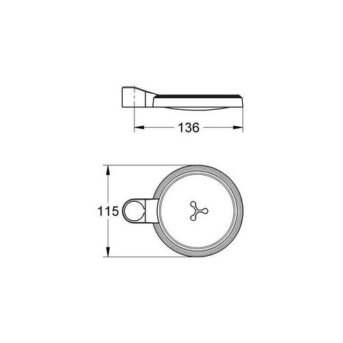  [아마존 핫딜]  [아마존핫딜]Grohe GROHE Essentials | Badaccessoires - Seifenschale | 27206000