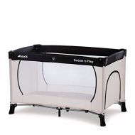 [아마존 핫딜]  [아마존핫딜]Hauck Kinderreisebett Dream N Play Plus, inkl. Hauck Reisebettmatratze, tragbar und klappbar, 120 x 60 cm, grau