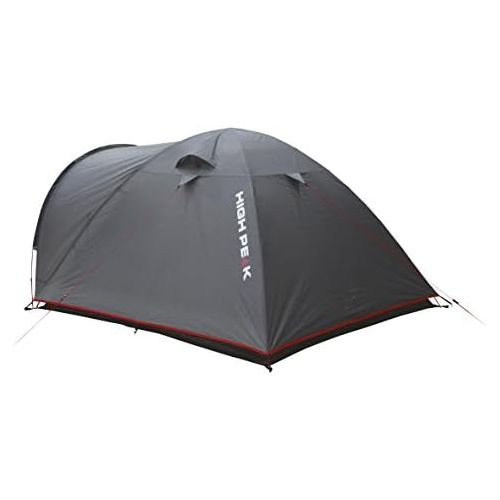  Besuchen Sie den High Peak-Store High Peak Kuppelzelt Nevada 4, Campingzelt mit Vorbau, Iglu-Zelt fuer 4 Personen, doppelwandig, wasserdicht, Ventilationssystem, Wetterschutz-Eingang, Moskitoschutz