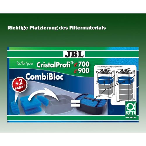 제이비엘 [아마존 핫딜]  [아마존핫딜]JBL CombiBloc 60159 Set mit Vorfiltereinsatzen und Filterschaum fuer Filter CristalProfi e 400/700/900