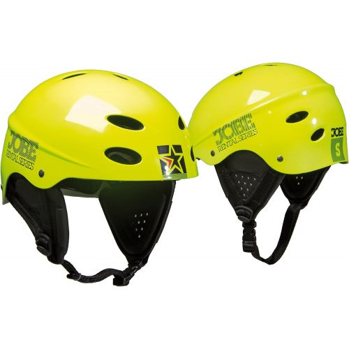  Besuchen Sie den Jobe-Store Jobe Heavy Duty Wake Helmet Yellow Helm Wakeboardhelm Kitehelm Surfhelm