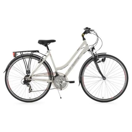  Besuchen Sie den KS Cycling-Store KS Cycling Trekkingrad Damen 28 Vegas weiss Flachlenker