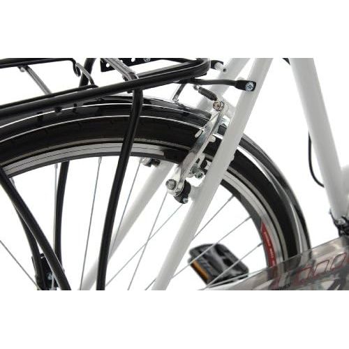  Besuchen Sie den KS Cycling-Store KS Cycling Trekkingrad Damen 28 Vegas weiss Flachlenker