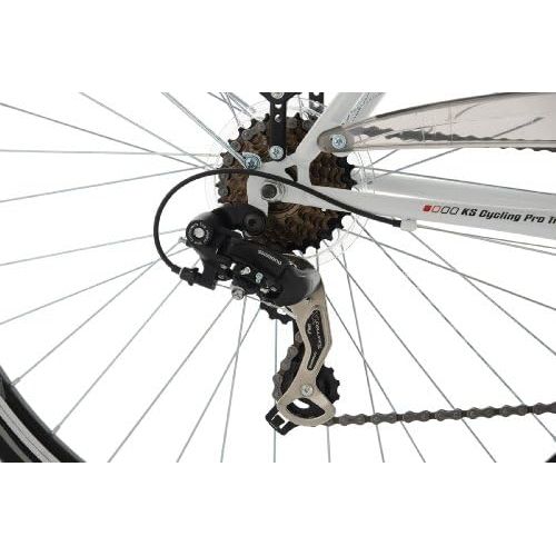  Besuchen Sie den KS Cycling-Store KS Cycling Trekkingrad Damen 28 Vegas weiss Flachlenker