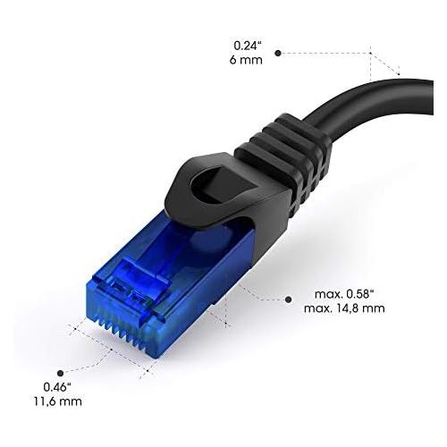  [아마존 핫딜]  [아마존핫딜]KabelDirekt - 1,5m - Netzwerkkabel, Ethernet, Lan & Patch Kabel (uebertragt maximale Glasfaser Geschwindigkeit & ist geeignet fuer Gigabit Netzwerke, Switches, Router, Modems mit RJ4