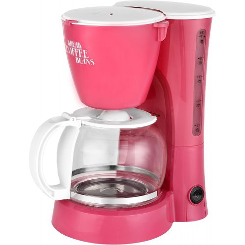  Besuchen Sie den Kalorik-Store Kalorik Kaffeeautomat fuer bis zu 10 Tassen 1,25 L, 800 W, rosa