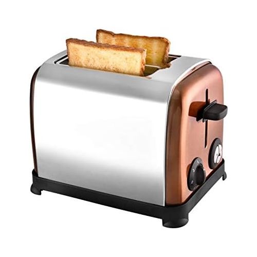  Kalorik Fruehstuecksset JK 1050 + TO 1050 + CM 1050 Wasserkocher, Toaster und Kaffeemaschine Edelstahl Copper Kupfer