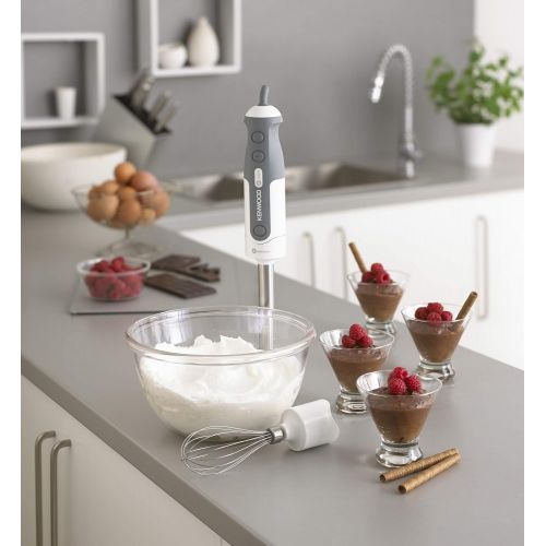  De´Longhi Kenwood HDP302WH Stabmixer | Puerierstab mit 800 W Leistung | Triblade 3-Fluegel-Messer fuer schnelleres Puerieren | Inkl. Schneebesen und Mixbecher | Ideal fuer Suppen und Smoothies