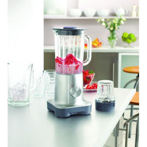  Kenwood BL770 Standmixer, 800 W, 1,6 l Glas-Mixbehalter, Multi-Muehlenaufsatz, silber