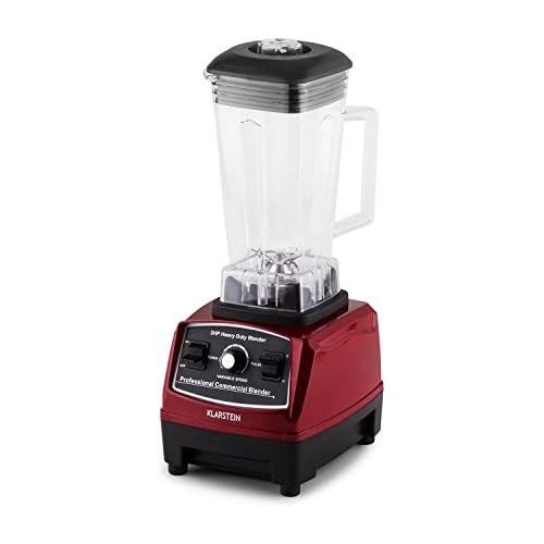  Besuchen Sie den Klarstein-Store Klarstein Herakles-2G Standmixer Power-Mixer Smoothie-Mixer (sehr leise, 1200 W Mixer, 32.000 U/min, 2 l Krug, BPA-frei) rot