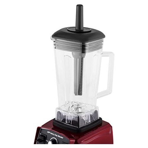  Besuchen Sie den Klarstein-Store Klarstein Herakles-2G Standmixer Power-Mixer Smoothie-Mixer (sehr leise, 1200 W Mixer, 32.000 U/min, 2 l Krug, BPA-frei) rot