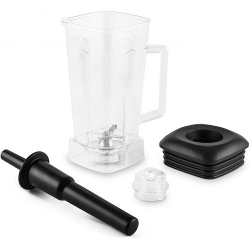  Besuchen Sie den Klarstein-Store Klarstein Herakles-2G Standmixer Power-Mixer Smoothie-Mixer (sehr leise, 1200 W Mixer, 32.000 U/min, 2 l Krug, BPA-frei) rot