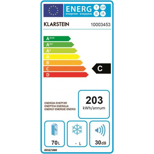  Besuchen Sie den Klarstein-Store Klarstein MKS-2 - Weinkuehlschrank, Getrankekuehlschrank, 28 Flaschen, 6 Regaleinschuebe, 70 Liter, Touchpad, 8-18° C Temperaturbereich, LED, Panorama-Tuer, leise, Nennleistung 65W, sc