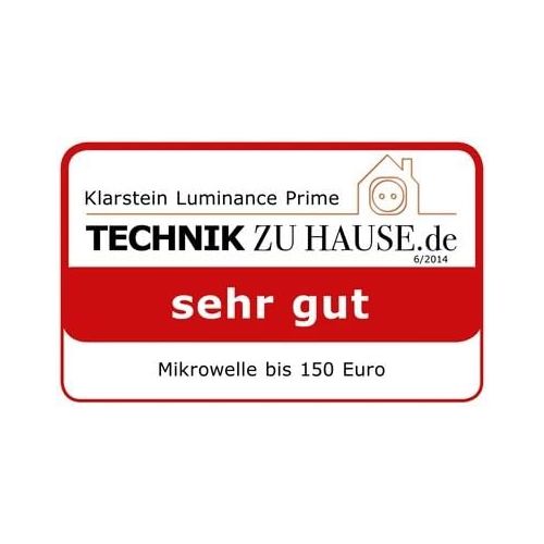  Besuchen Sie den Klarstein-Store TESTURTEIL: SEHR GUT Klarstein Luminance Prime Mikrowelle - Kombinationsgerat, 28 Liter Garraum, Mikrowellenofen mit Grillfunktion, 900 W Mikrowellenleistung, 1000 W Grillleistung,