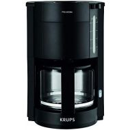 Besuchen Sie den Krups-Store Krups F30908 ProAroma Filterkaffeemaschine mit Glaskanne | 1,25L Fuellmenge | 10-15 Tassen | 1050W | Schwarz