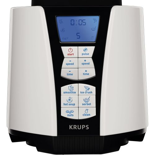  Besuchen Sie den Krups-Store Krups High Speed Ultrablend+ KB7030 Standmixer (1500 Watt, 2 Liter) weiss/schwarz